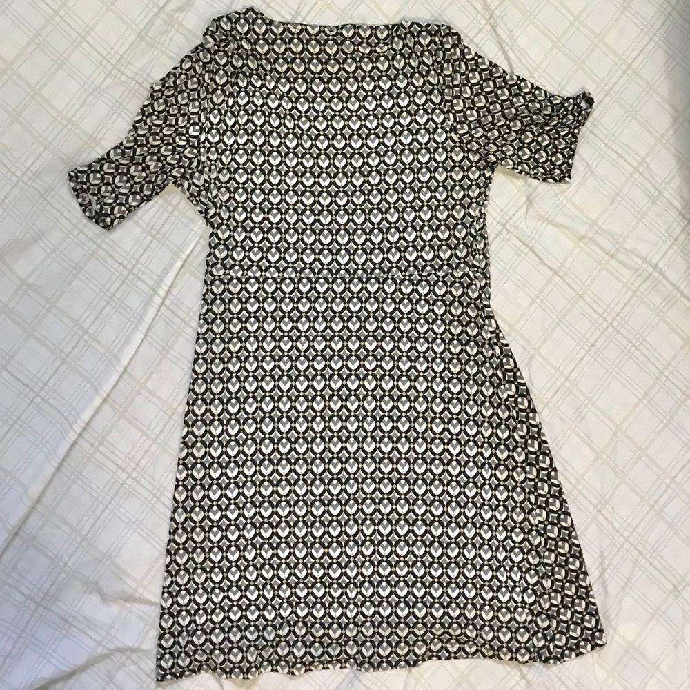 Joseph Ribkoff midi dress print design women sz 12 - Picture 6 of 6